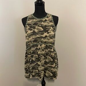 POL Babydoll Camouflage Tank